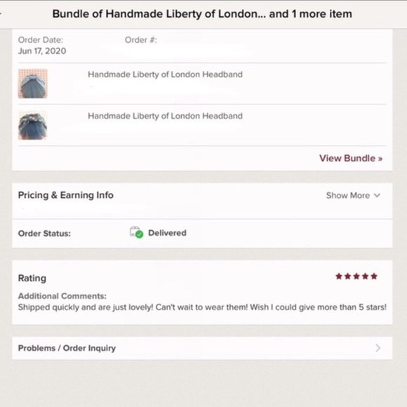 Liberty of London Art Fabric Headband - Picture 10 of 16